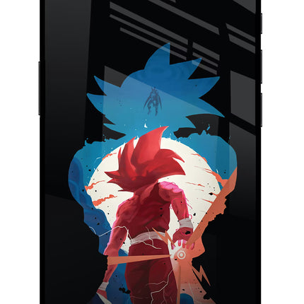 Goku iPhone 16e Glass Case Back Cover by Casekaro