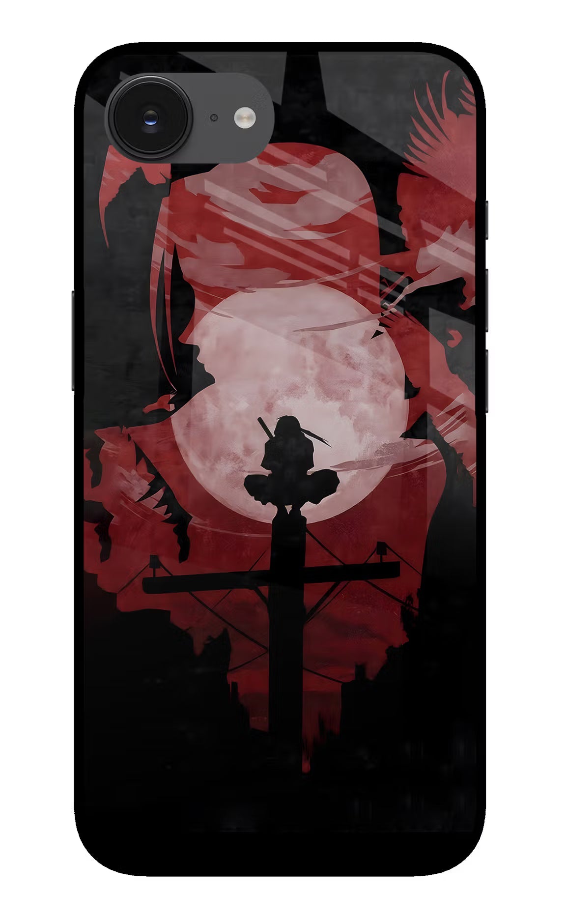 Naruto Anime iPhone 16e Glass Case Back Cover by Casekaro