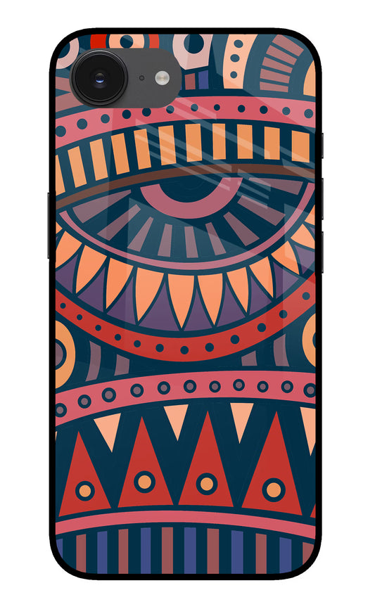 African Culture Design iPhone 16e Glass Case