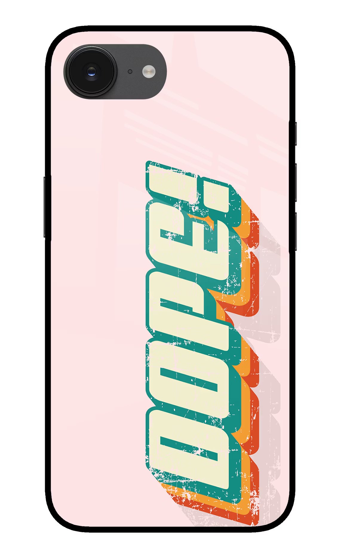 Dope iPhone 16e Glass Case Back Cover by Casekaro