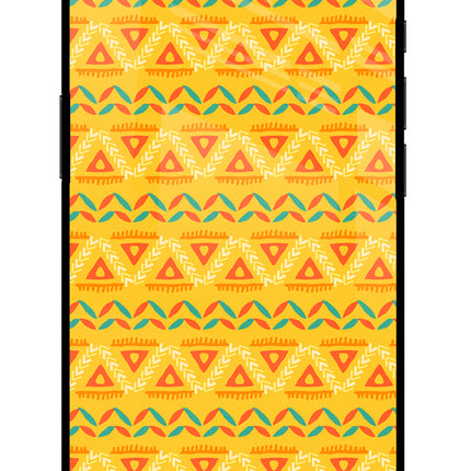 Tribal Pattern iPhone 16e Glass Case Back Cover by Casekaro
