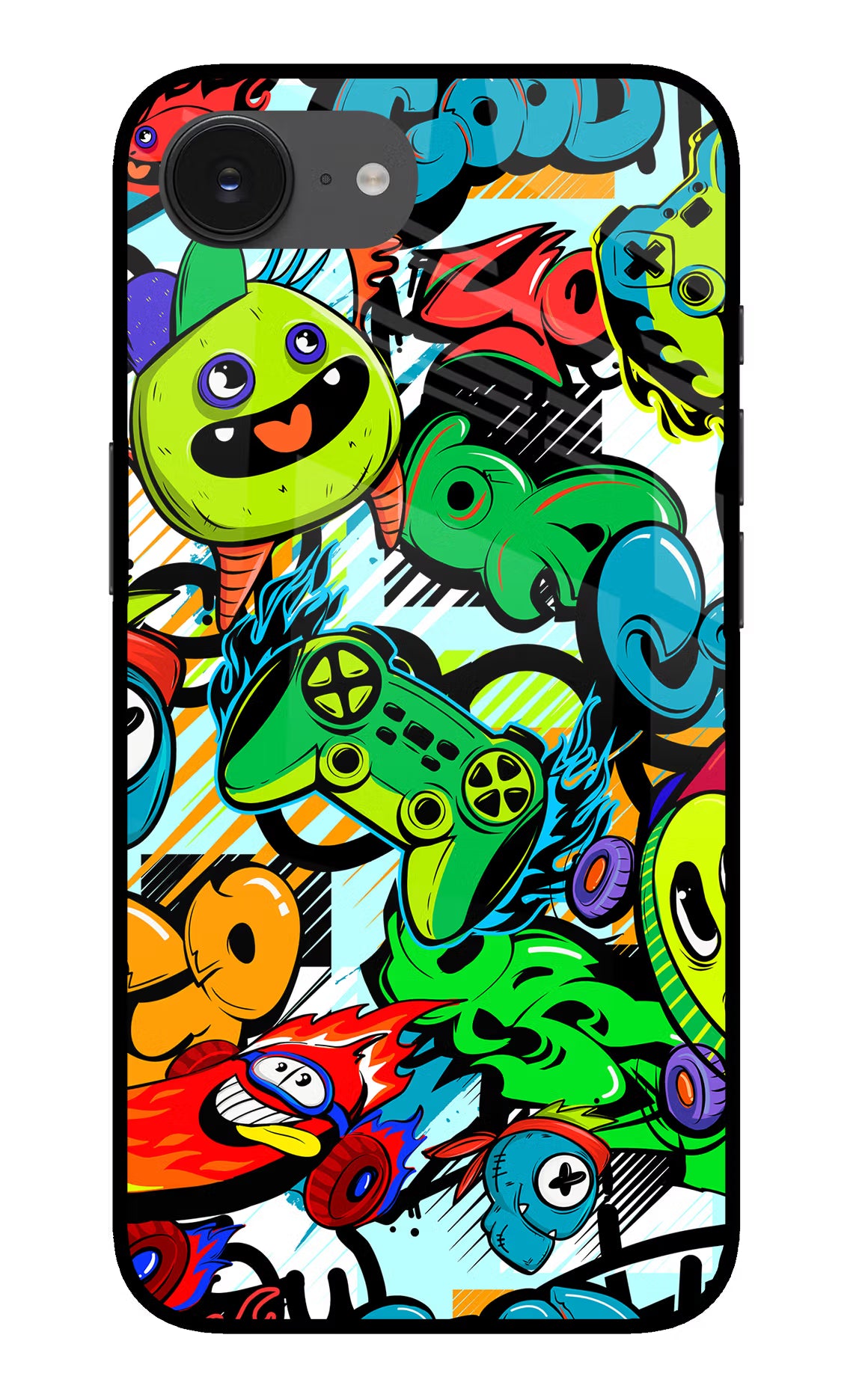 Game Doodle iPhone 16e Glass Case