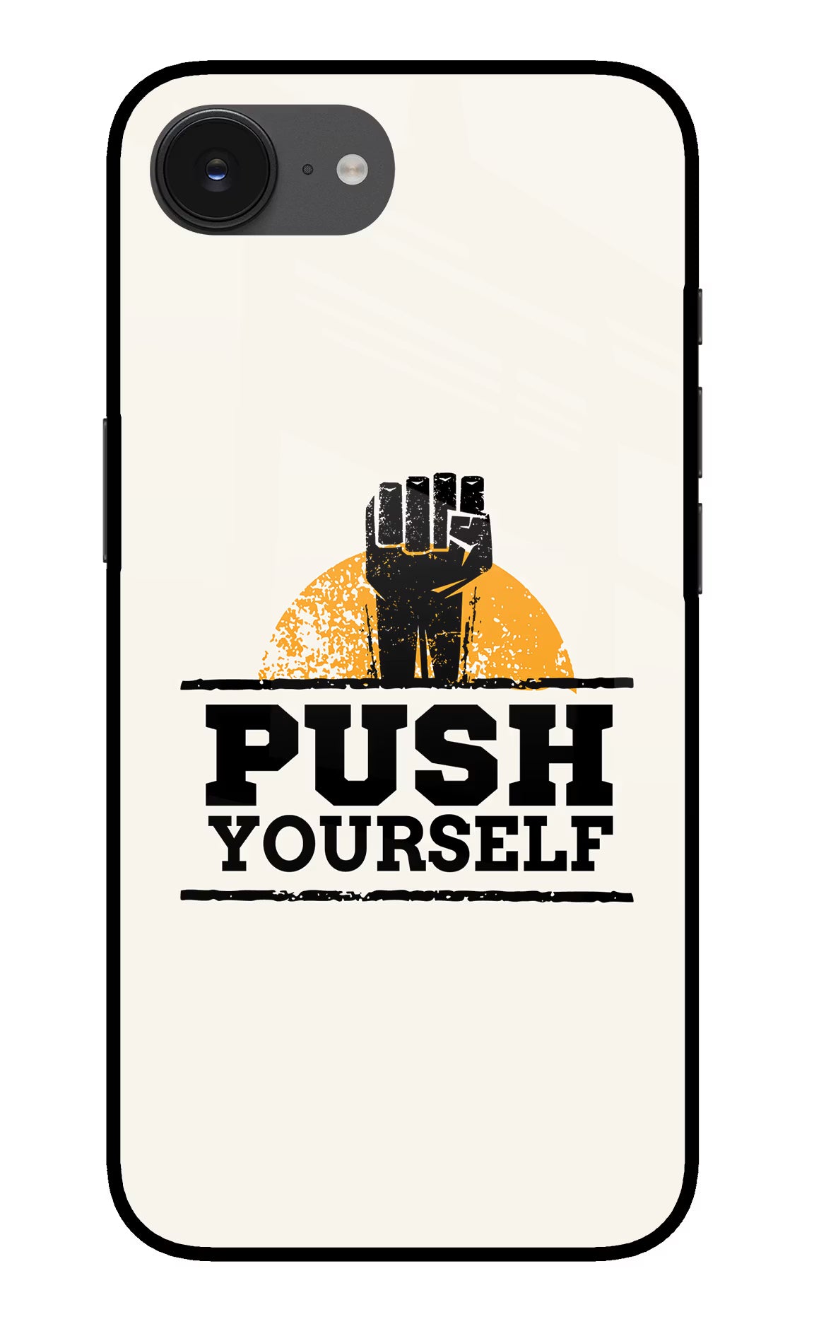 Push Yourself iPhone 16e Glass Case