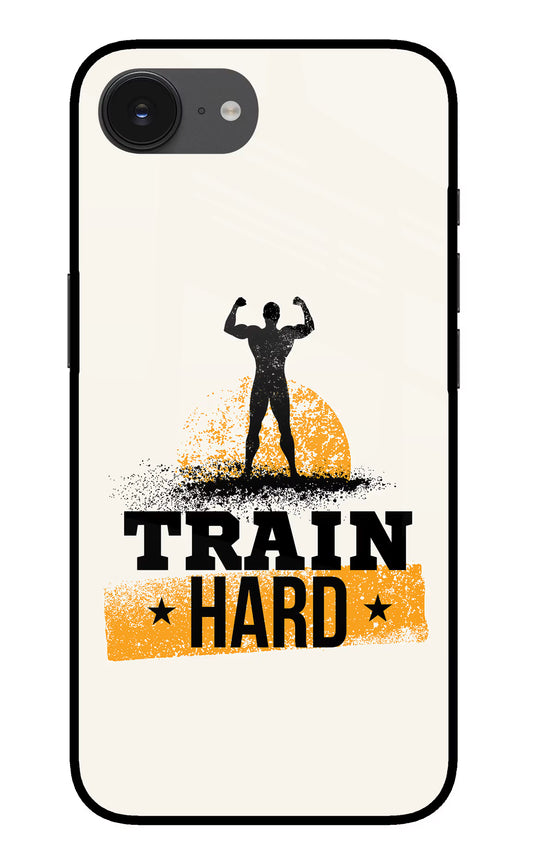 Train Hard iPhone 16e Glass Case