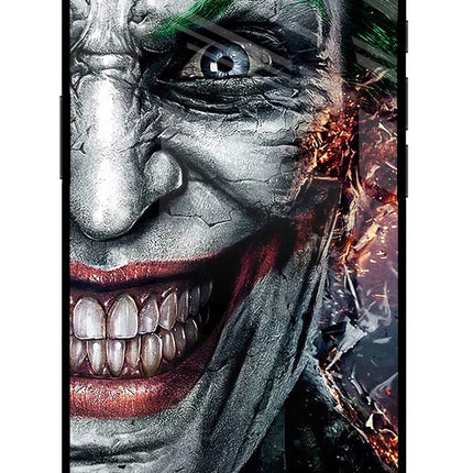Joker Cam iPhone 16e Glass Case Back Cover by Casekaro