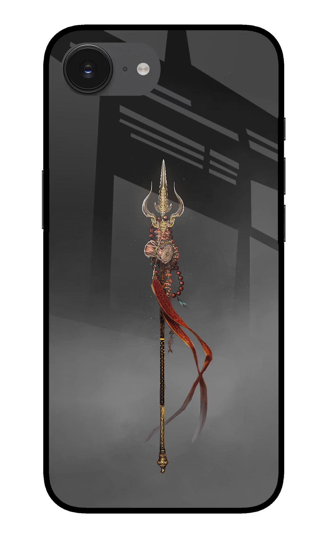 Shiv Trishul iPhone 16e Glass Case