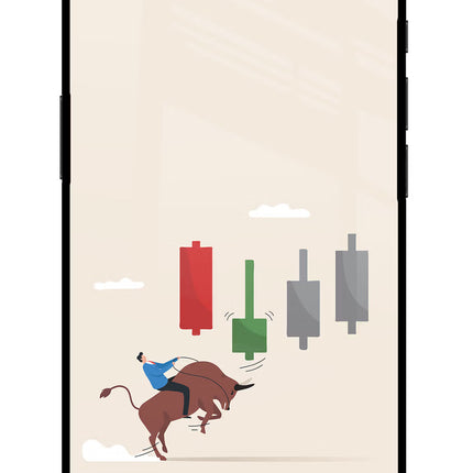 Bull Trading Momentum iPhone 16e Glass Case