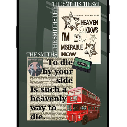 The Smiths iPhone 16e Glass Case Back Cover by Casekaro