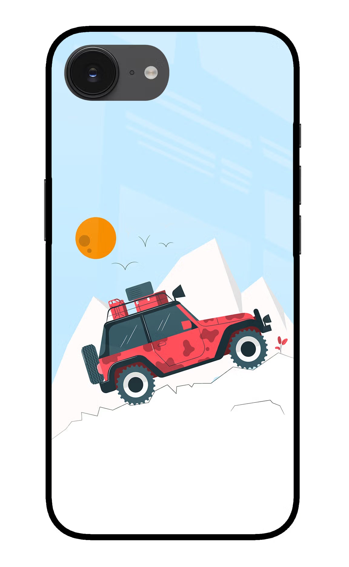 Mountain Trail Beast iPhone 16e Glass Case