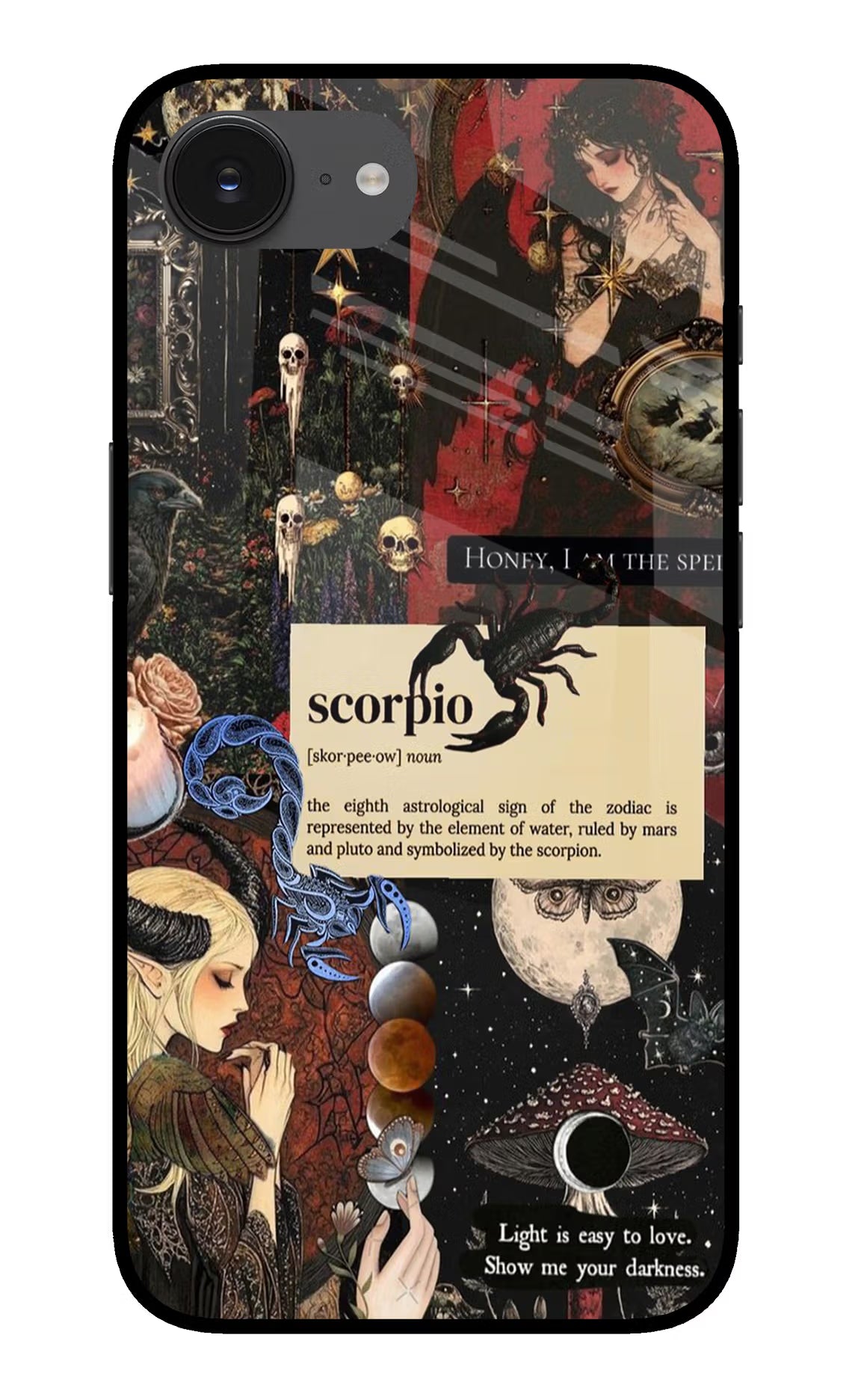 Scorpio Zodiac iPhone 16e Glass Case