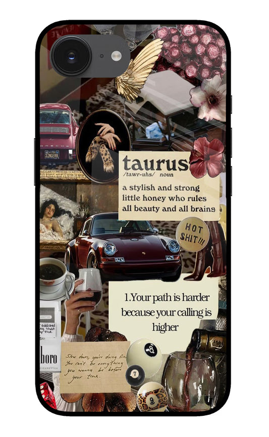 Taurus Zodiac iPhone 16e Glass Case