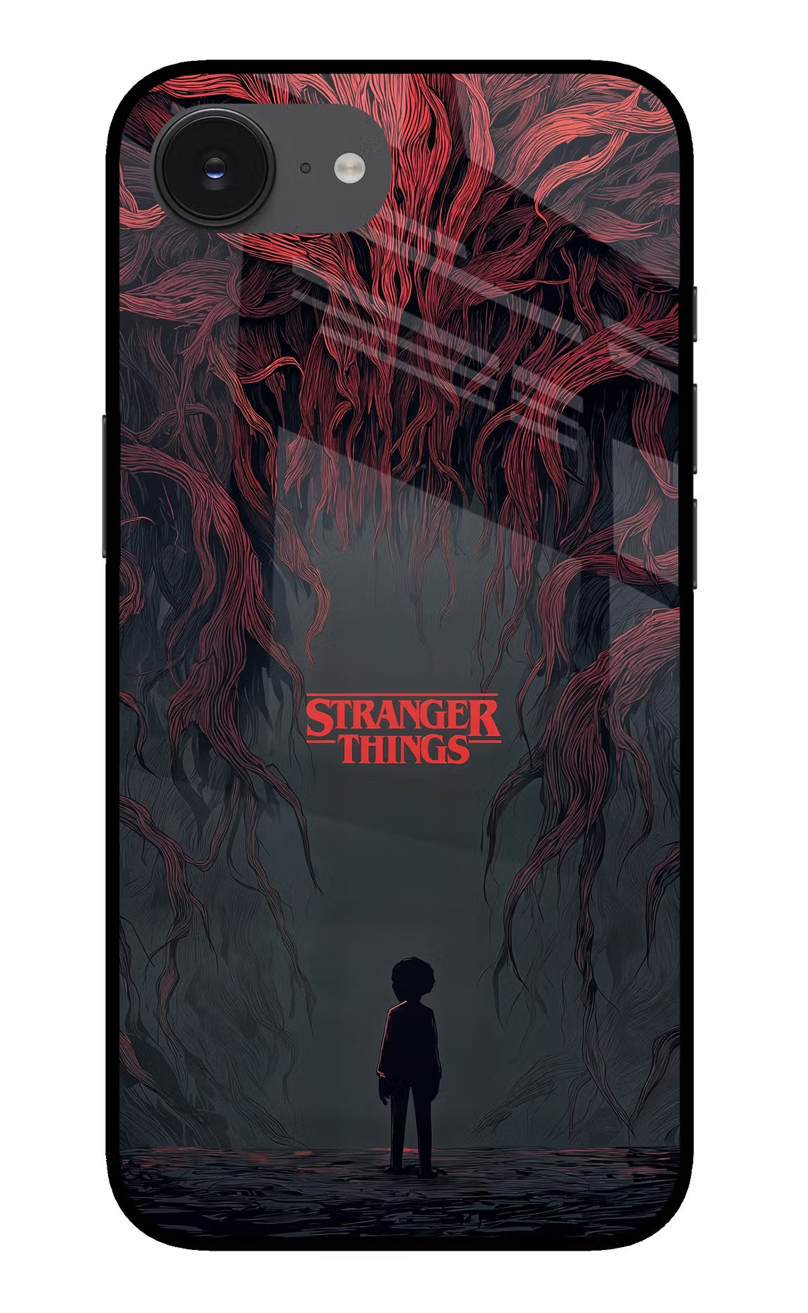 Ordinary Things Dark Side iPhone 16e Glass Case Back Cover by Casekaro