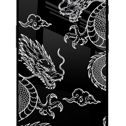 Twin Dragons iPhone 16e Glass Case Back Cover by Casekaro
