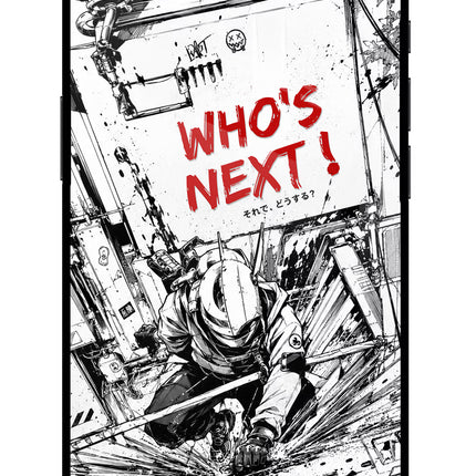 Who's Next iPhone 16e Glass Case Back Cover by Casekaro