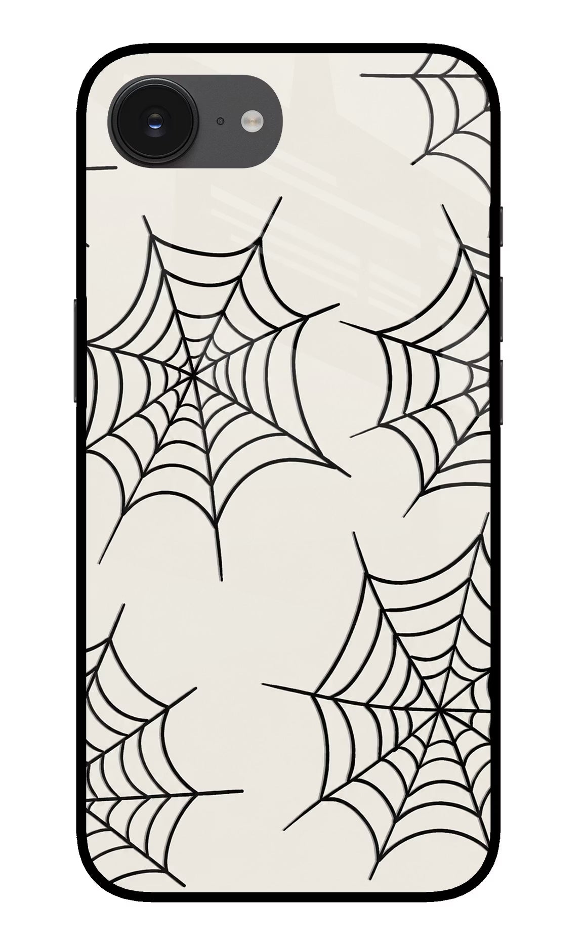 Spider Web iPhone 16e Glass Case