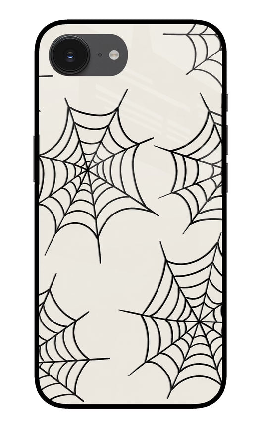 Spider Web iPhone 16e Glass Case