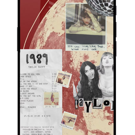 Taylor Swift iPhone 16e Glass Case Back Cover by Casekaro