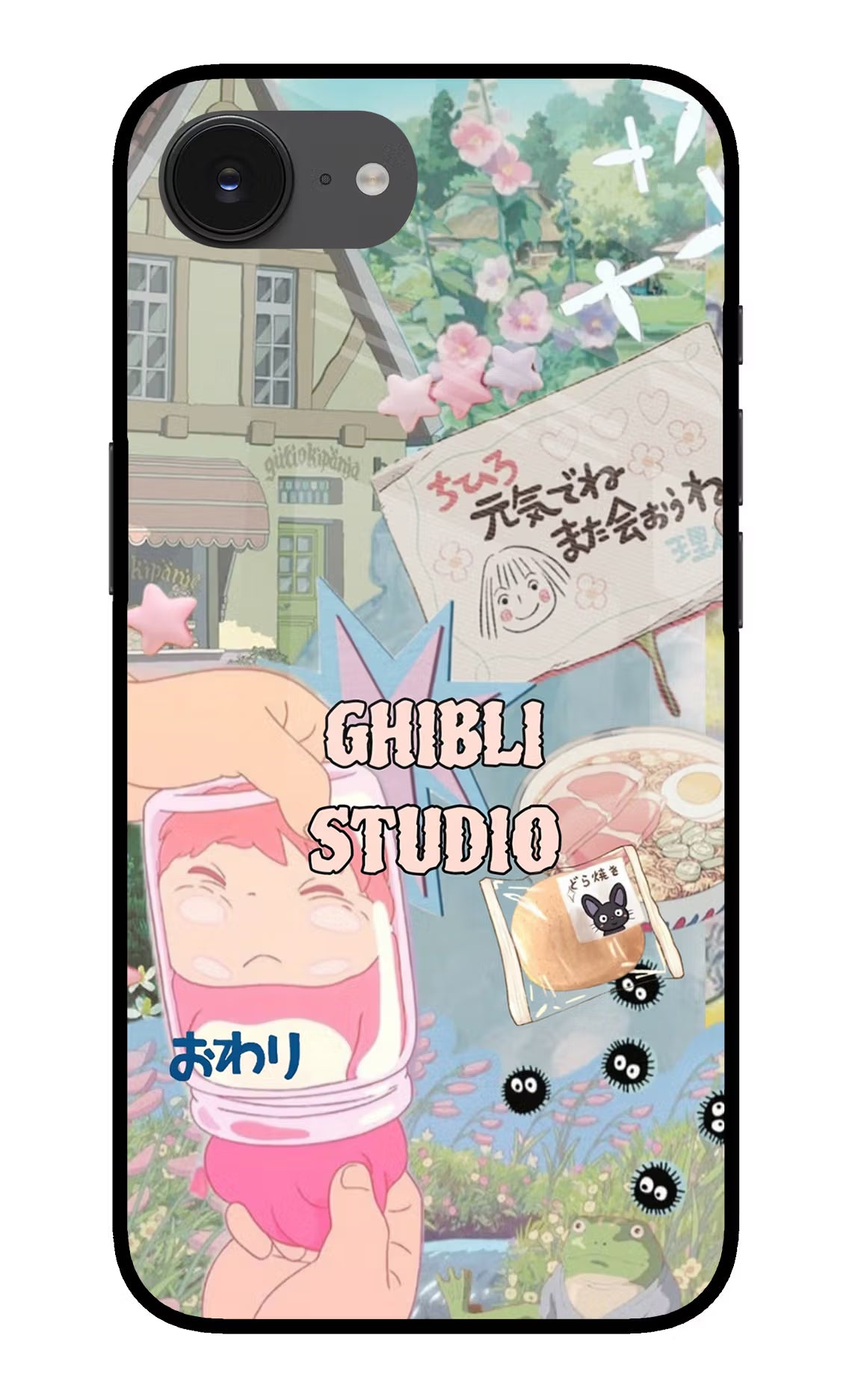 Studio Ghibli iPhone 16e Glass Case