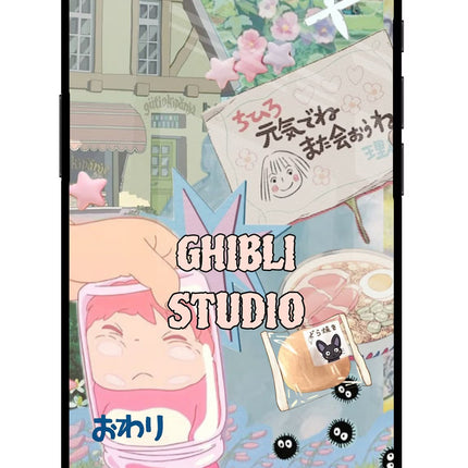Studio Ghibli iPhone 16e Glass Case Back Cover by Casekaro