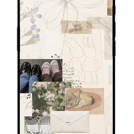 Soft Aesthetic iPhone 16e Glass Case Back Cover by Casekaro