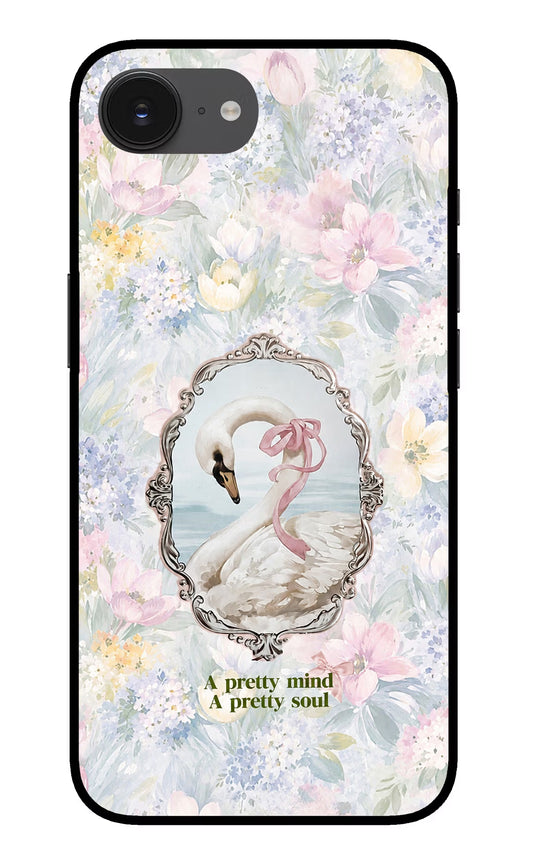 Pretty Mind Pretty Soul iPhone 16e Glass Case