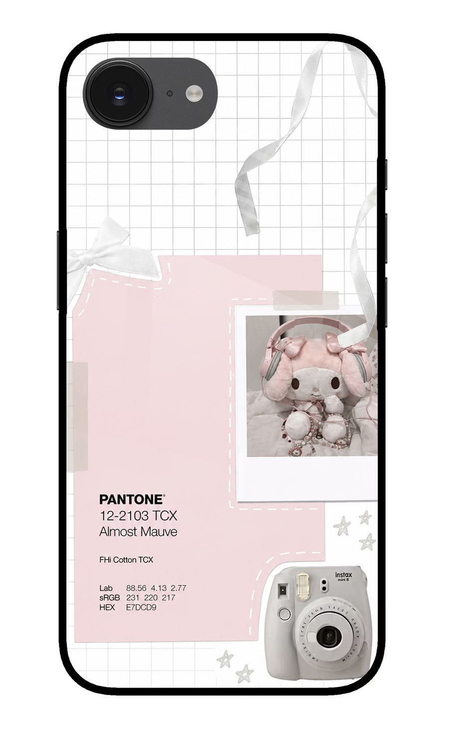 Pantone Asthetic iPhone 16e Back Cover, Glass case
