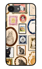 Mirror Cats iPhone 16e Glass Case