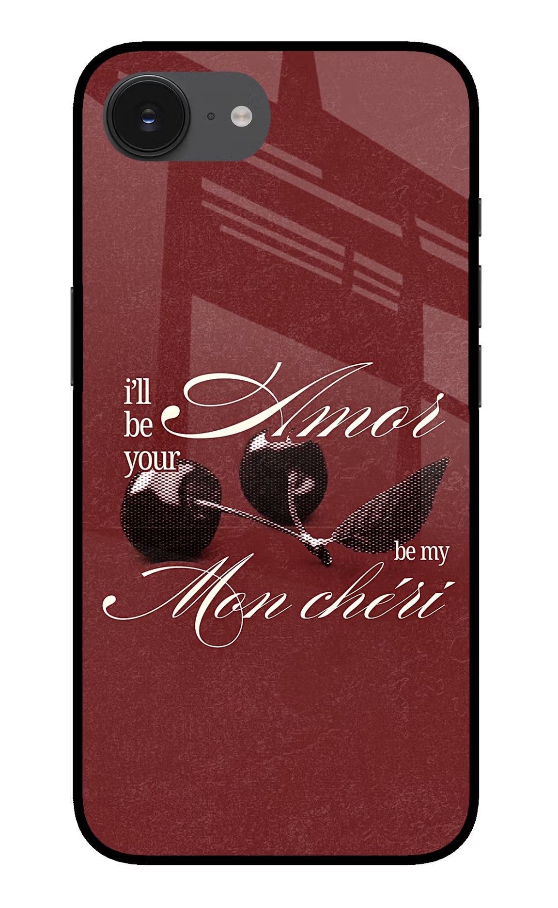 Velvet Cherry iPhone 16e Glass Case