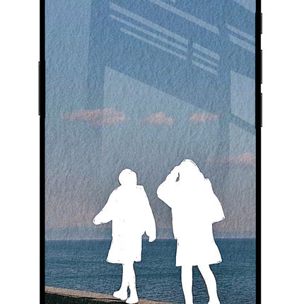 Coastal Dream iPhone 16e Glass Case Back Cover by Casekaro