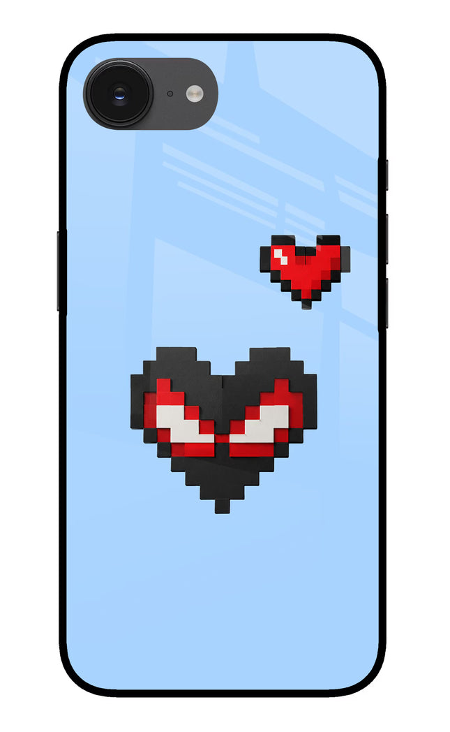 Peter Heart iPhone 16e Glass Case