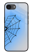 Blue Web iPhone 16e Glass Case