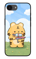 Tiger Treat iPhone 16e Glass Case