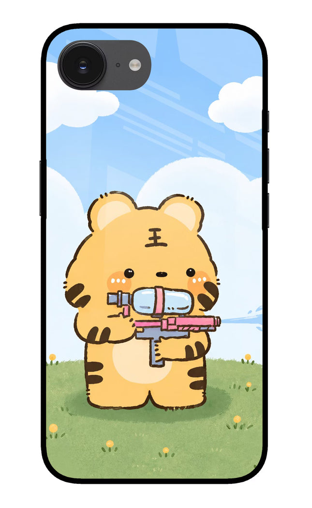 Tiger Treat iPhone 16e Glass Case