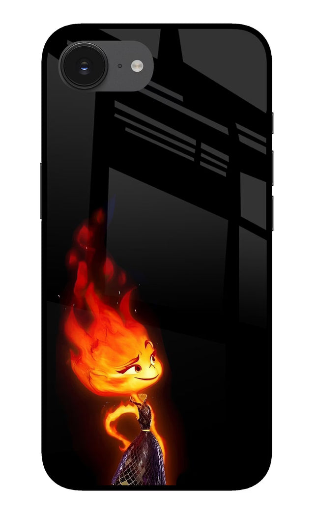 Ember Flame iPhone 16e Glass Case