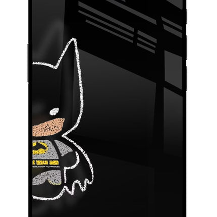 Bat Kitty iPhone 16e Glass Case Back Cover by Casekaro