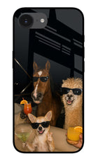 Party Squad iPhone 16e Glass Case
