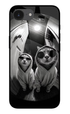 Hood Cats iPhone 16e Glass Case