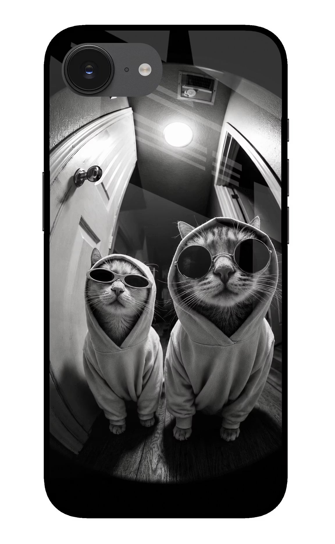 Hood Cats iPhone 16e Glass Case