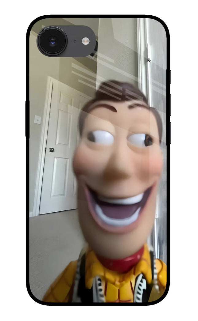 Side Eye Woody iPhone 16e Glass Case
