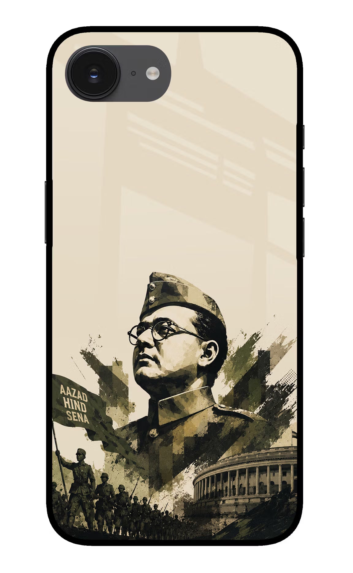 Netaji Rising iPhone 16e Glass Case