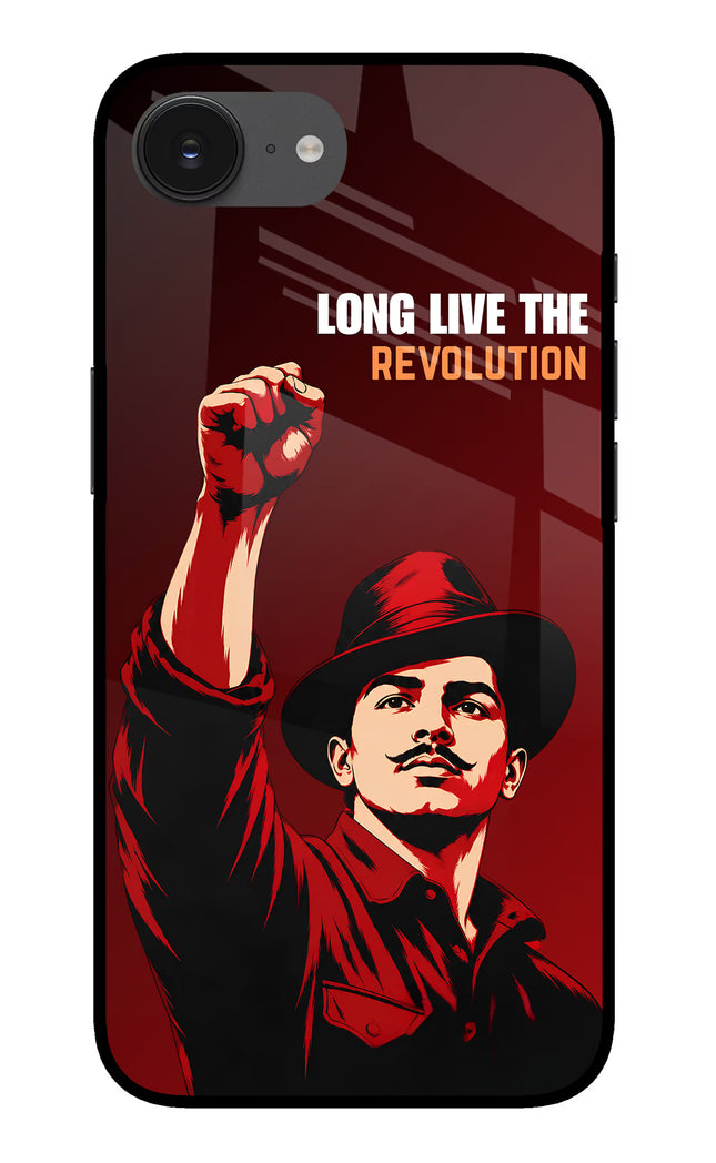 Bhagat Singh Revolution iPhone 16e Glass Case