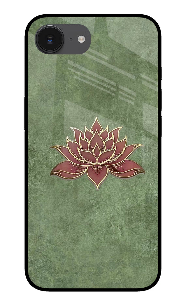 Lotus Grace iPhone 16e Glass Case