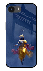 Cosmic Krishna iPhone 16e Glass Case
