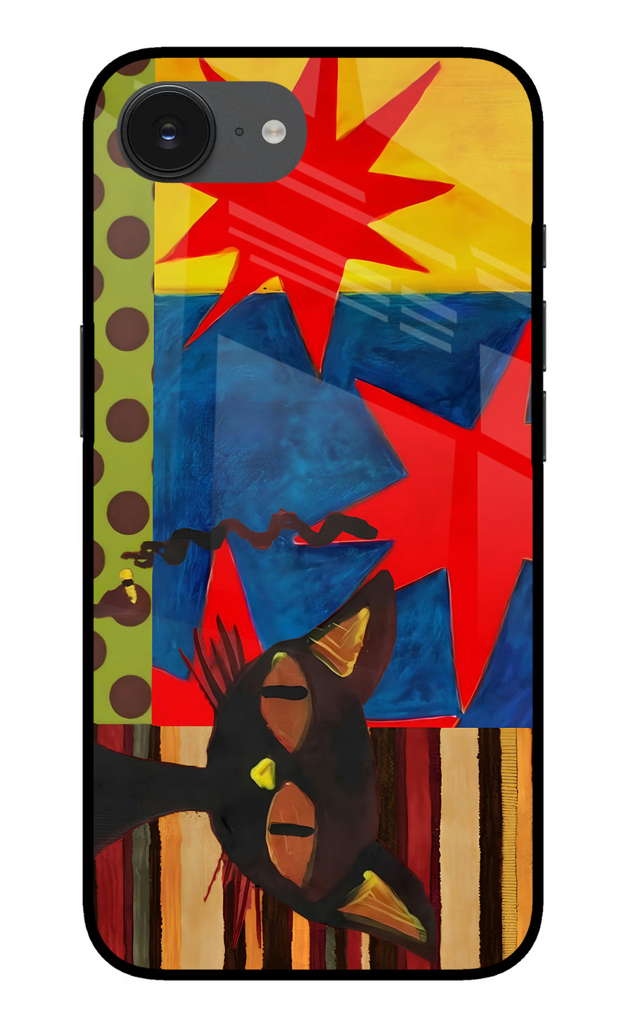 Pop Cat iPhone 16e Back Cover, Glass case