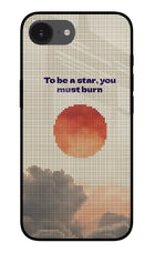 Pixel Sun iPhone 16e Glass Case