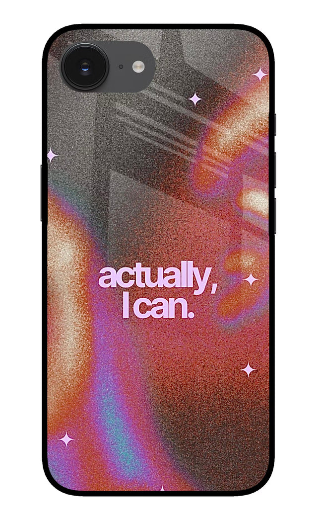 Pink Aura iPhone 16e Glass Case