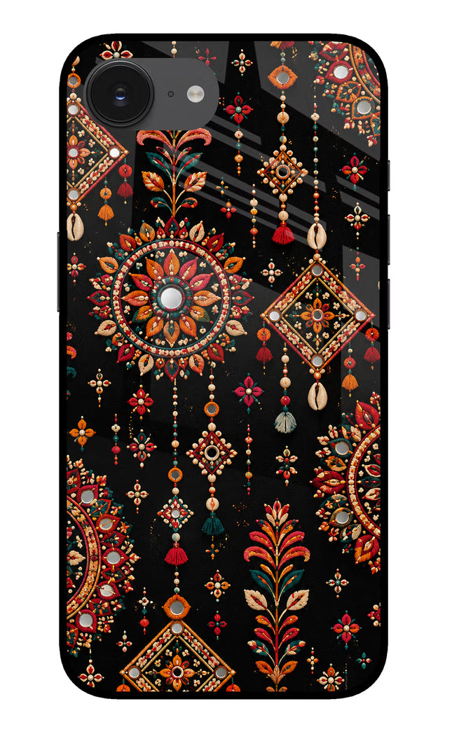 Boho Noir iPhone 16e Glass Case