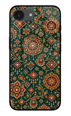 Green Pataka iPhone 16e Glass Case