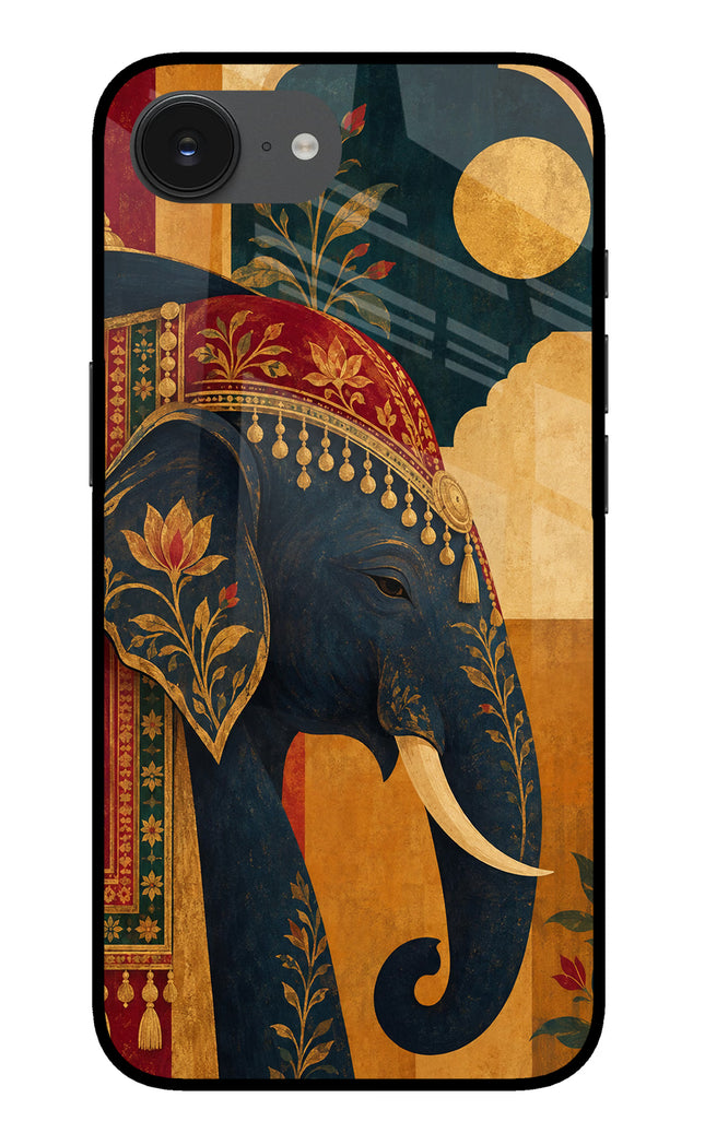 Royal Elephant iPhone 16e Glass Case