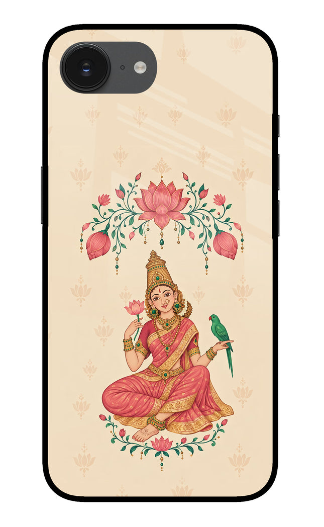 Goddess Lakshmi iPhone 16e Glass Case